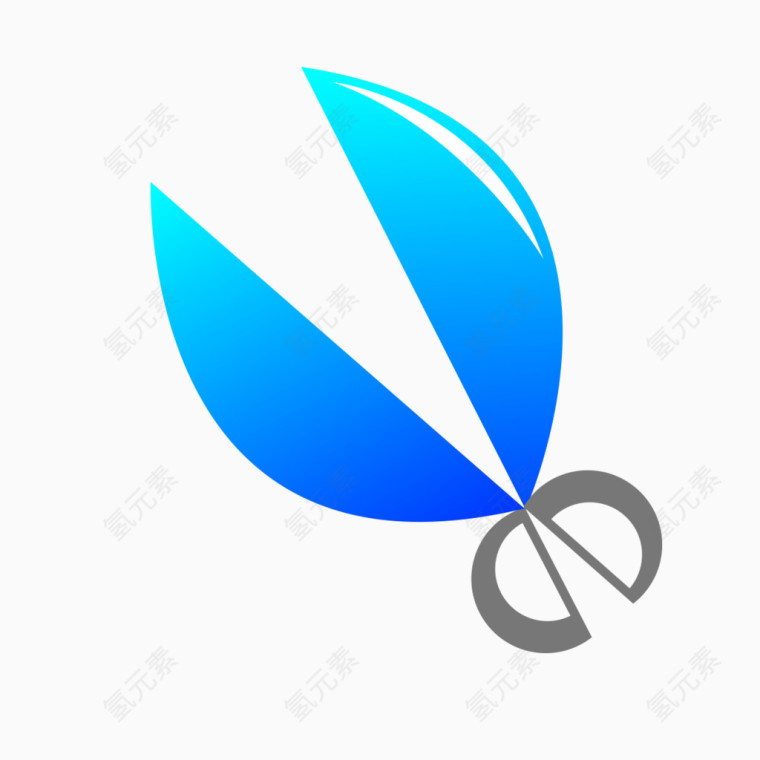 蓝色剪刀图案凶器