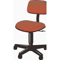 卡通绘画办公室椅子