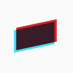 动感绚亮不规则图形