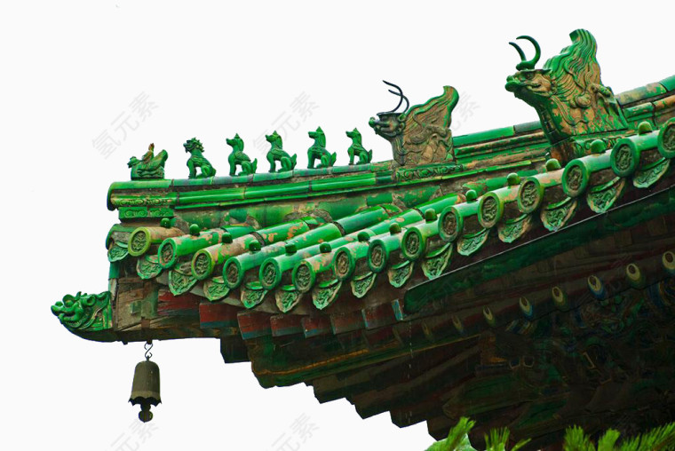 中式屋檐传统建筑装饰