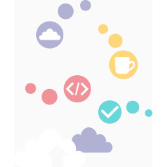 扁平风格商务图标