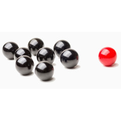 红色珠子和黑色珠子