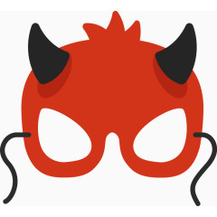 矢量漫威红色面具