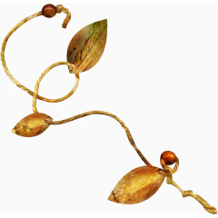 金色绳子装饰品