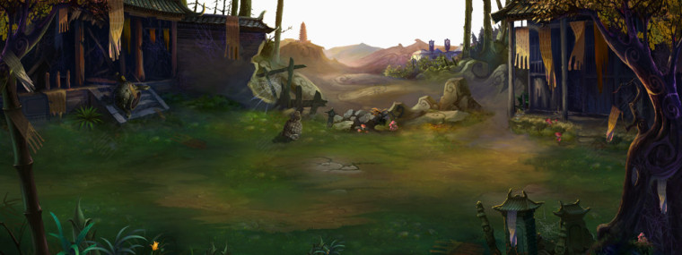 横版游戏场景地图