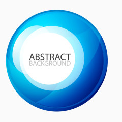 蓝色渐变科技圆形图案