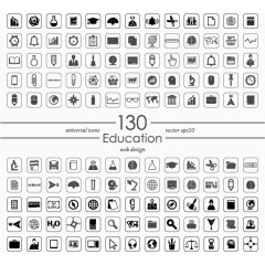 矢量时尚网页图标设计素材