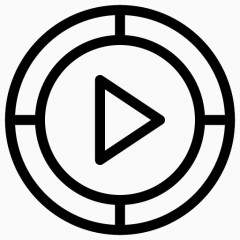 线图标标志媒体音乐球员声音Windows标志