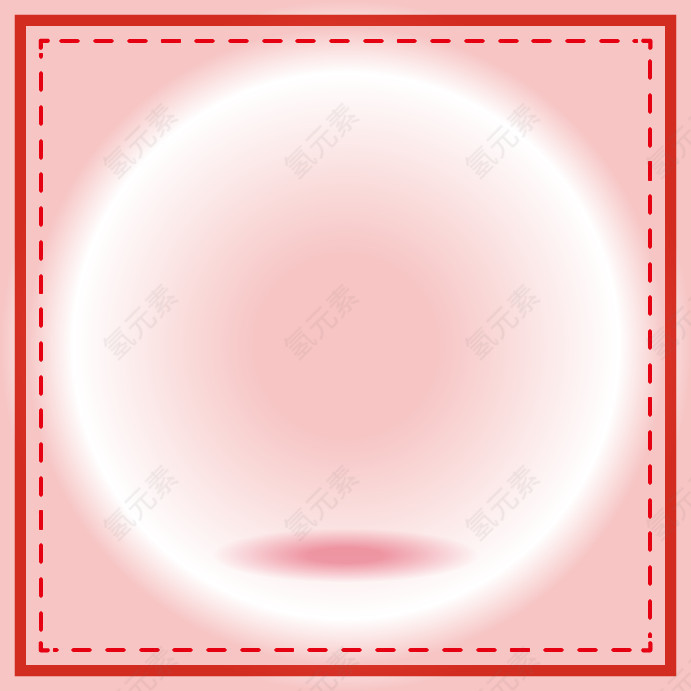 正方形粉色抽象图案