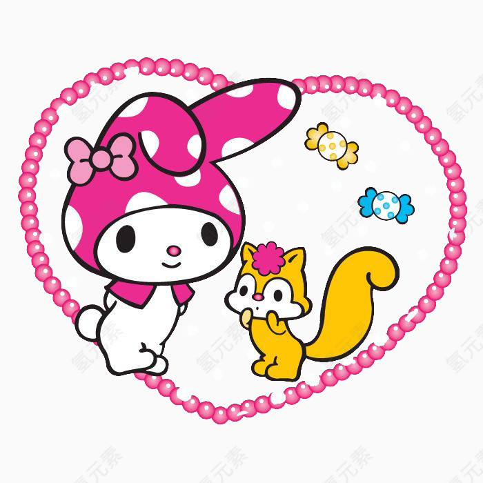 可爱小兔子卡通