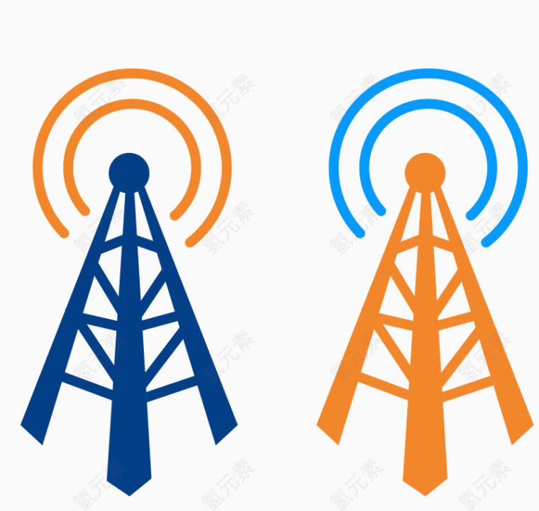 矢量手机基站无线信号