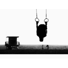 正在锻炼的男性