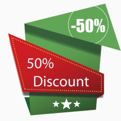 矢量展示促销标签