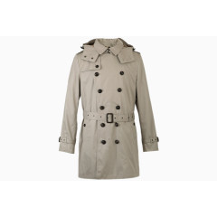 纯棉连帽风衣时尚休闲