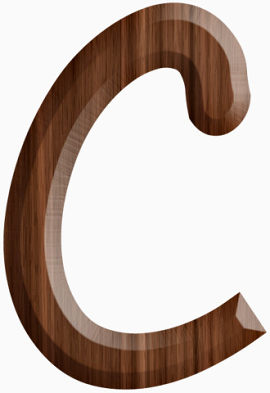 创意大写英文立体字