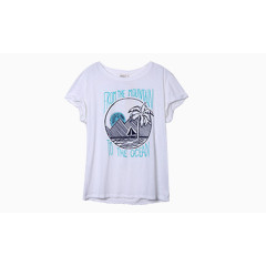 Roxy印花女士休闲短袖