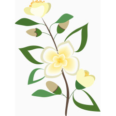 茉莉图标矢量图