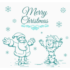 圣诞老人和精灵