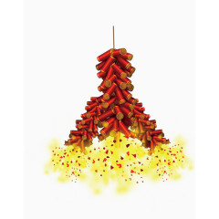 喜庆的鞭炮素材