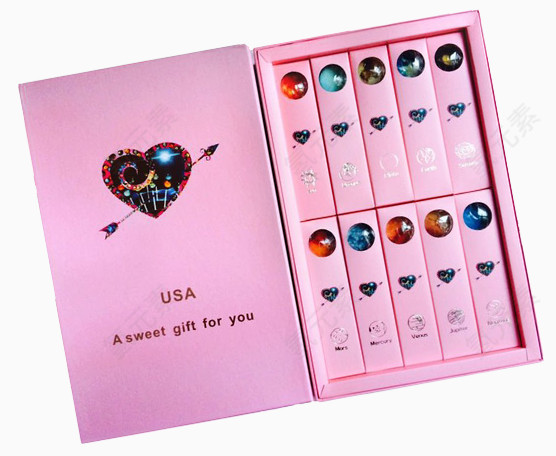 粉色星空棒棒糖