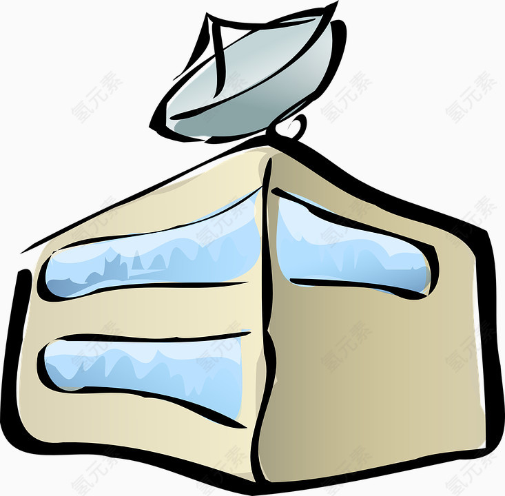 居民区高楼大厦锅