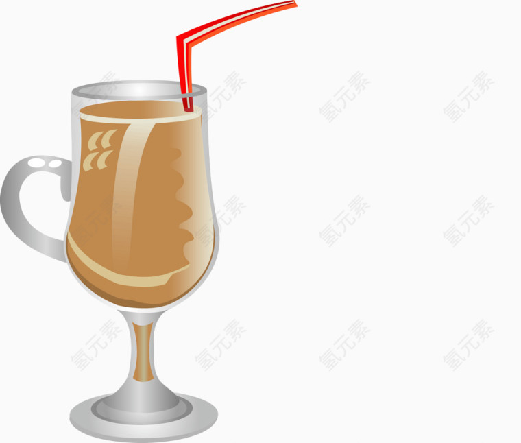 卡通下午茶咖啡