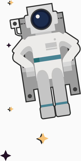 太空中的宇航员