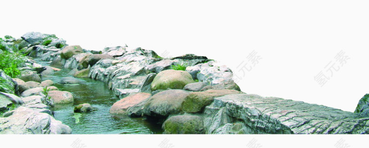 小溪边