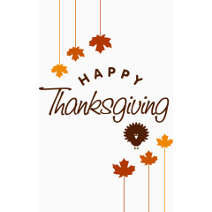 感恩节树叶装饰图片