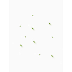 绿色圆点装饰素材