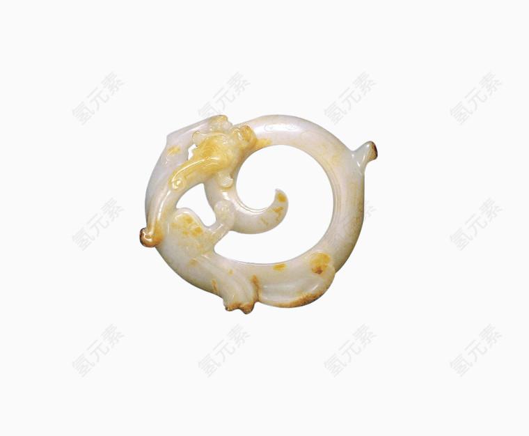 吉祥白色玉器