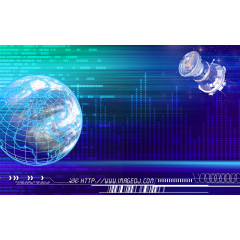 地球光线唯美科技未来