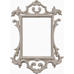 棕色漂亮金属相框