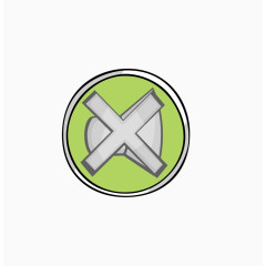 矢量关闭音量喇叭按钮图标素材