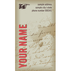 矢量时尚名片模板