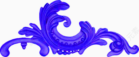 蓝色创意设计元素
