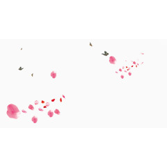 花瓣和蝴蝶