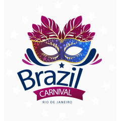 紫色闪亮化妆面具