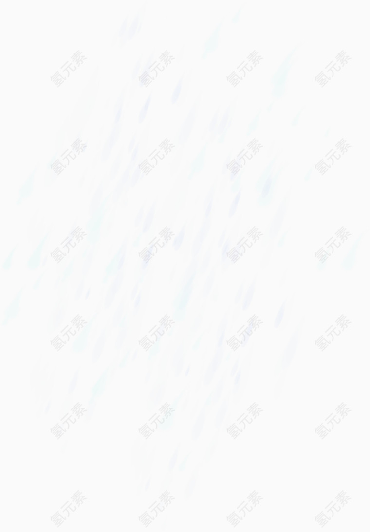 漂浮蓝色雨滴