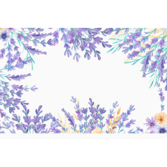 花枝边框装饰图案