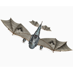 蝙蝠型特色飞机模型