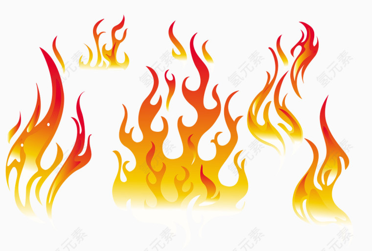 矢量火焰效果图