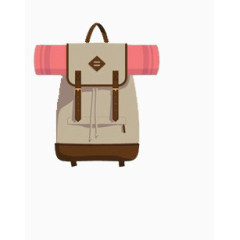 旅行用品图案元素