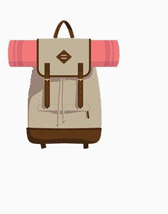 旅行用品图案元素