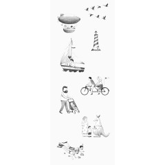 铅笔人物出游方式