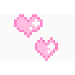 像素心形