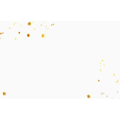 缤纷漂浮黄色点点装饰