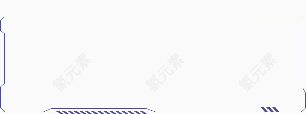不规则科技边框