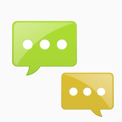 绿色黄色质感对话框