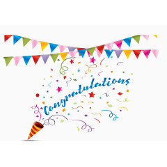 矢量图节日喝彩